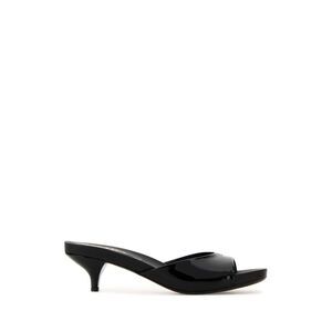 Prada Women Black Leather Mules
